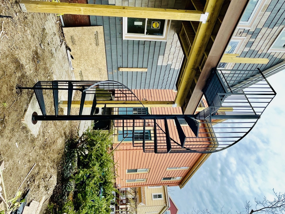 Exterior Spiral Staircases